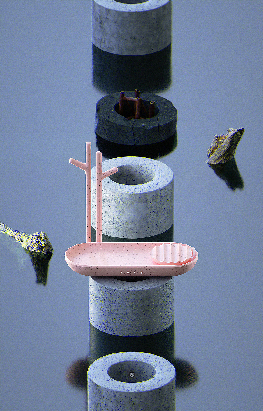 Original design issue 8，Zen deer router，Pet shower design，