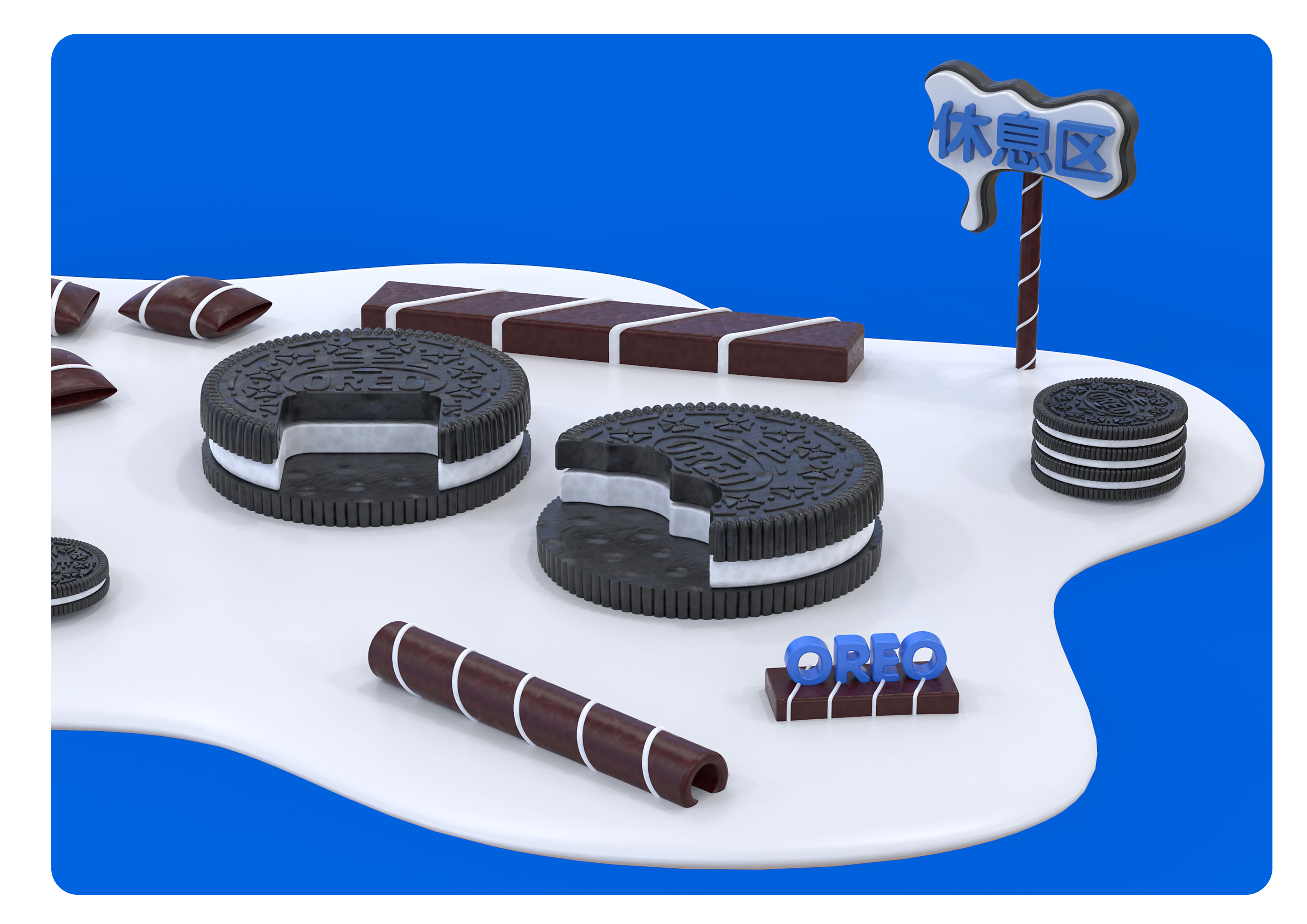 Oreo，Display design，