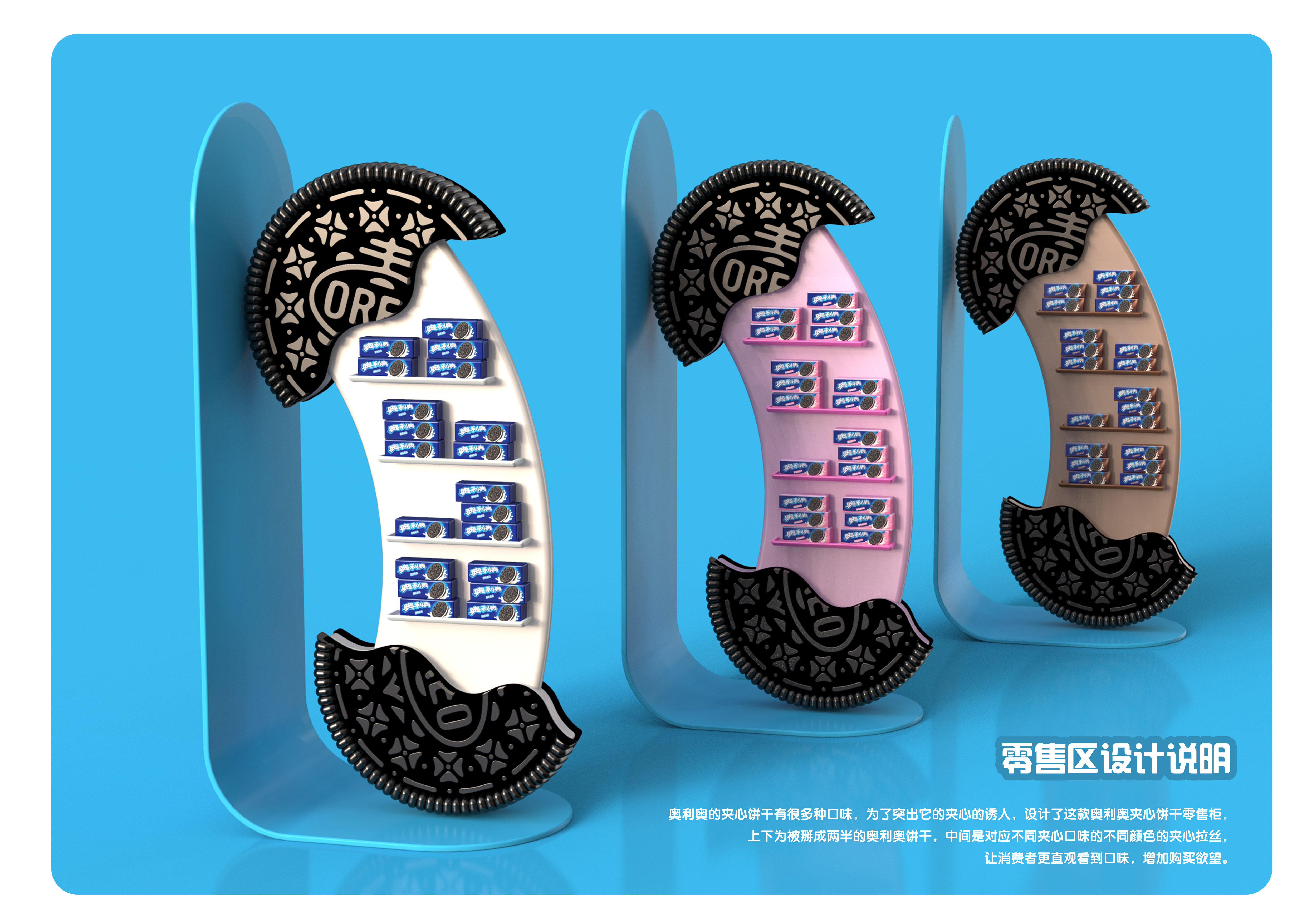 Oreo，Display design，