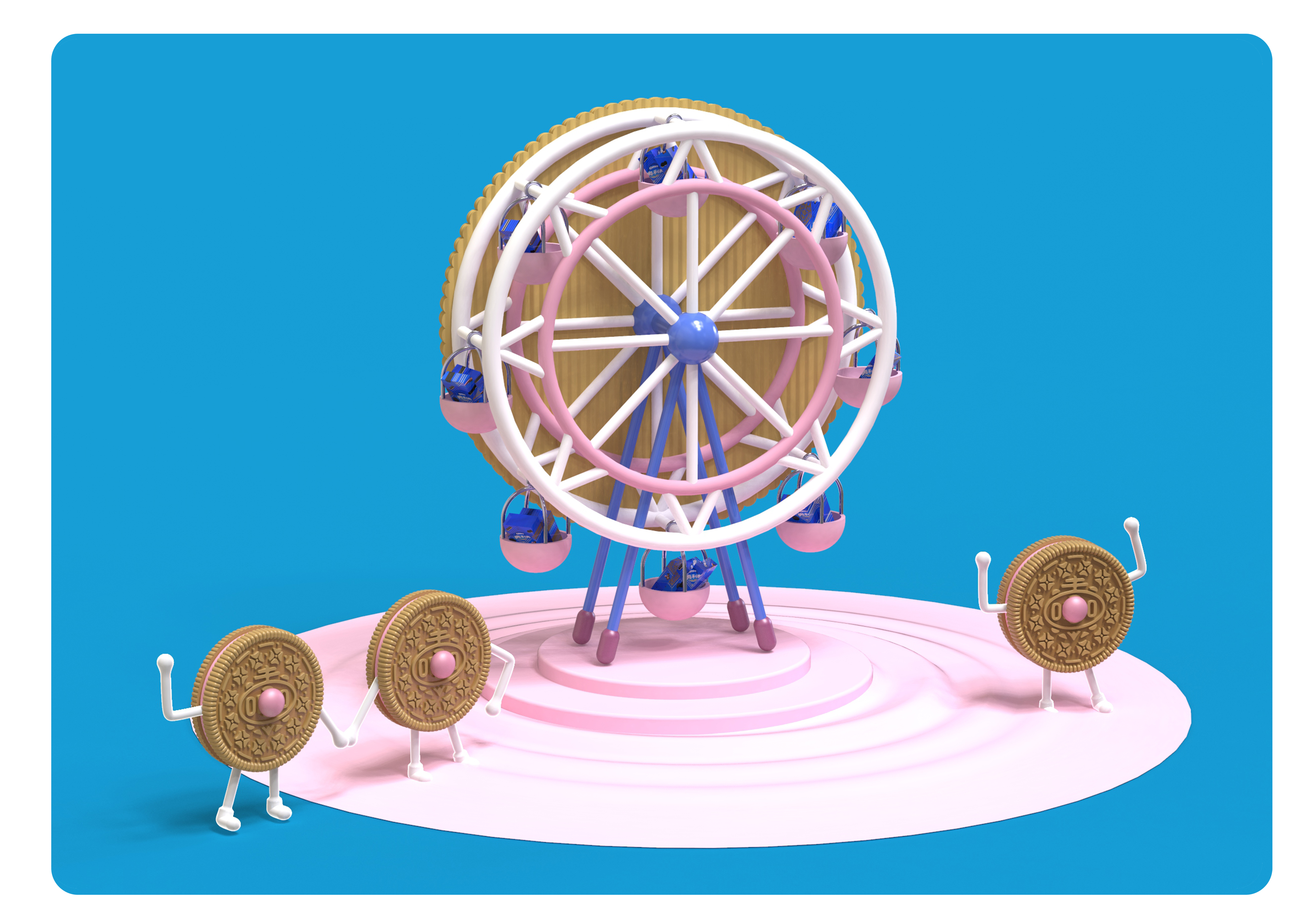 Oreo，Display design，