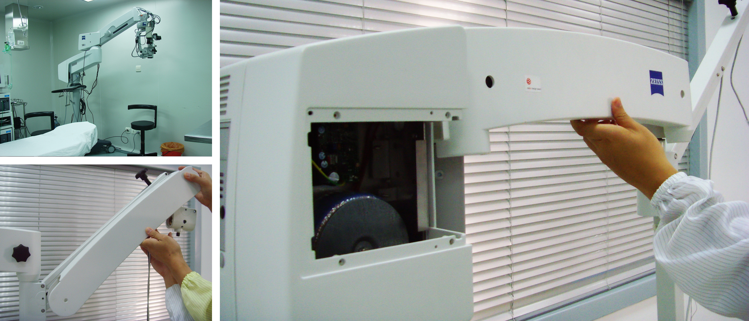 product design，industrial design，Precision instrument，Carl Zeiss，rocker arm，Operating microscope，medical apparatus and instruments，