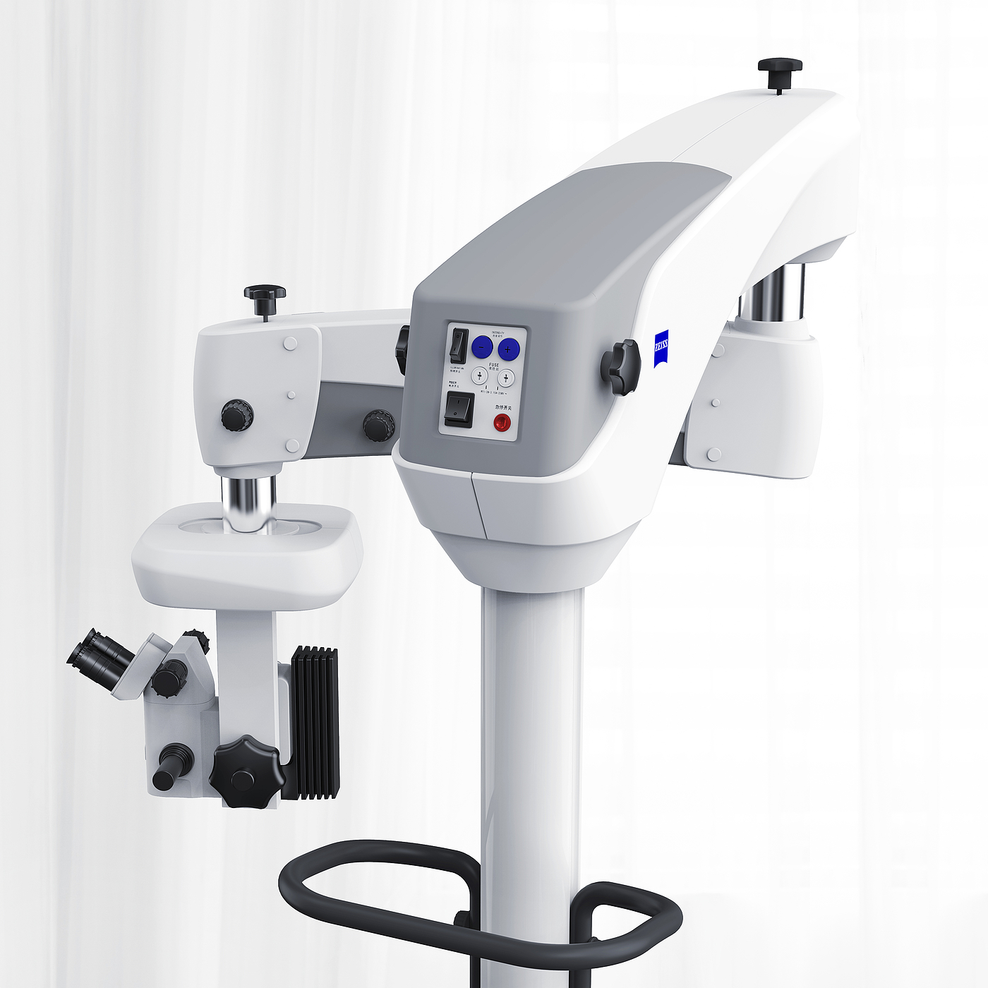 product design，industrial design，Precision instrument，Carl Zeiss，rocker arm，Operating microscope，medical apparatus and instruments，