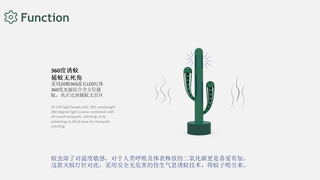 mosquito repellent，cactus，bionics，