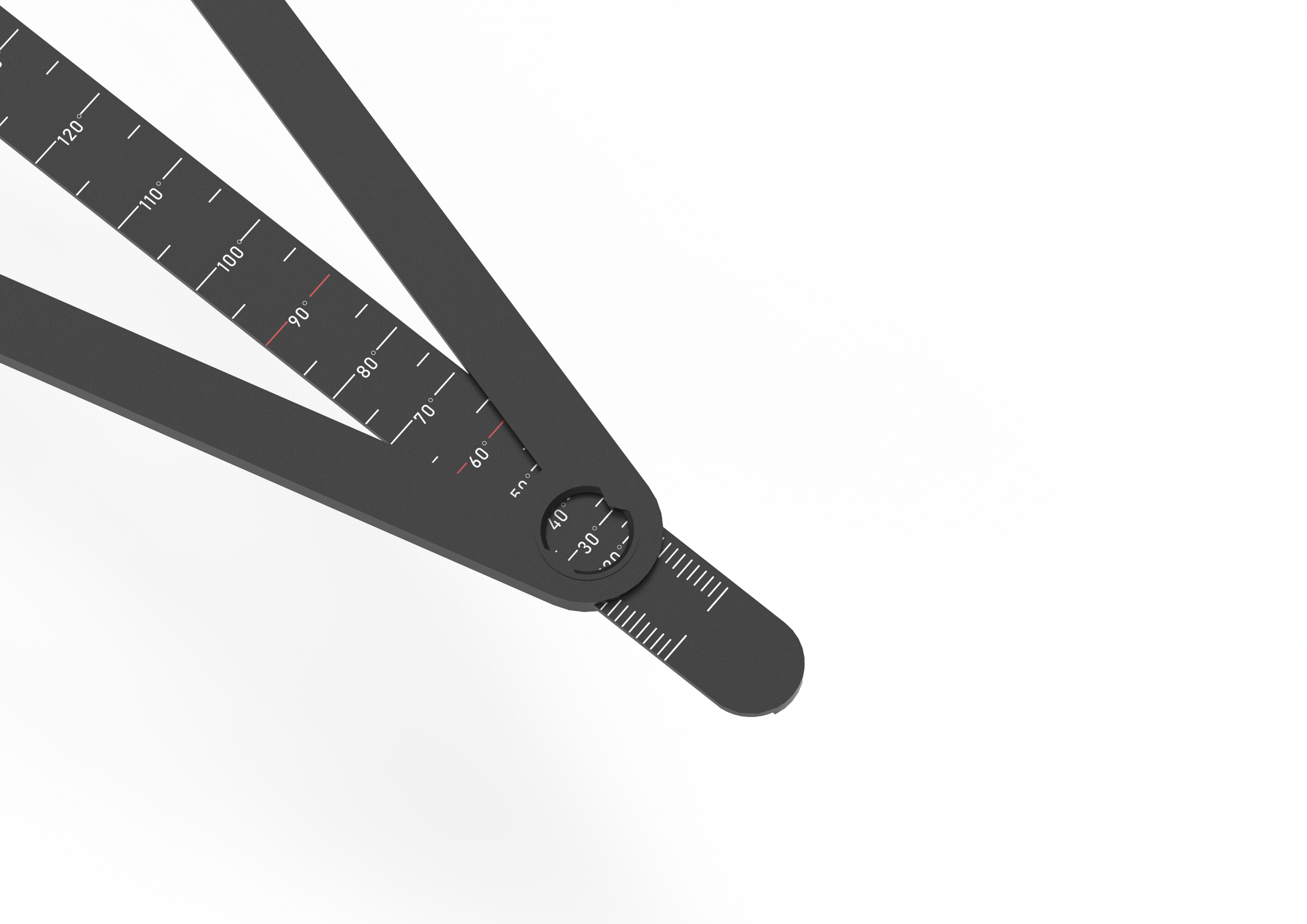 2018 red dot design concept award，reddot，Black Ruler，Measuring tools，