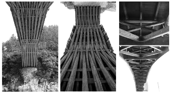 furniture design ，Wooden arch bridge，traditional culture，structure，