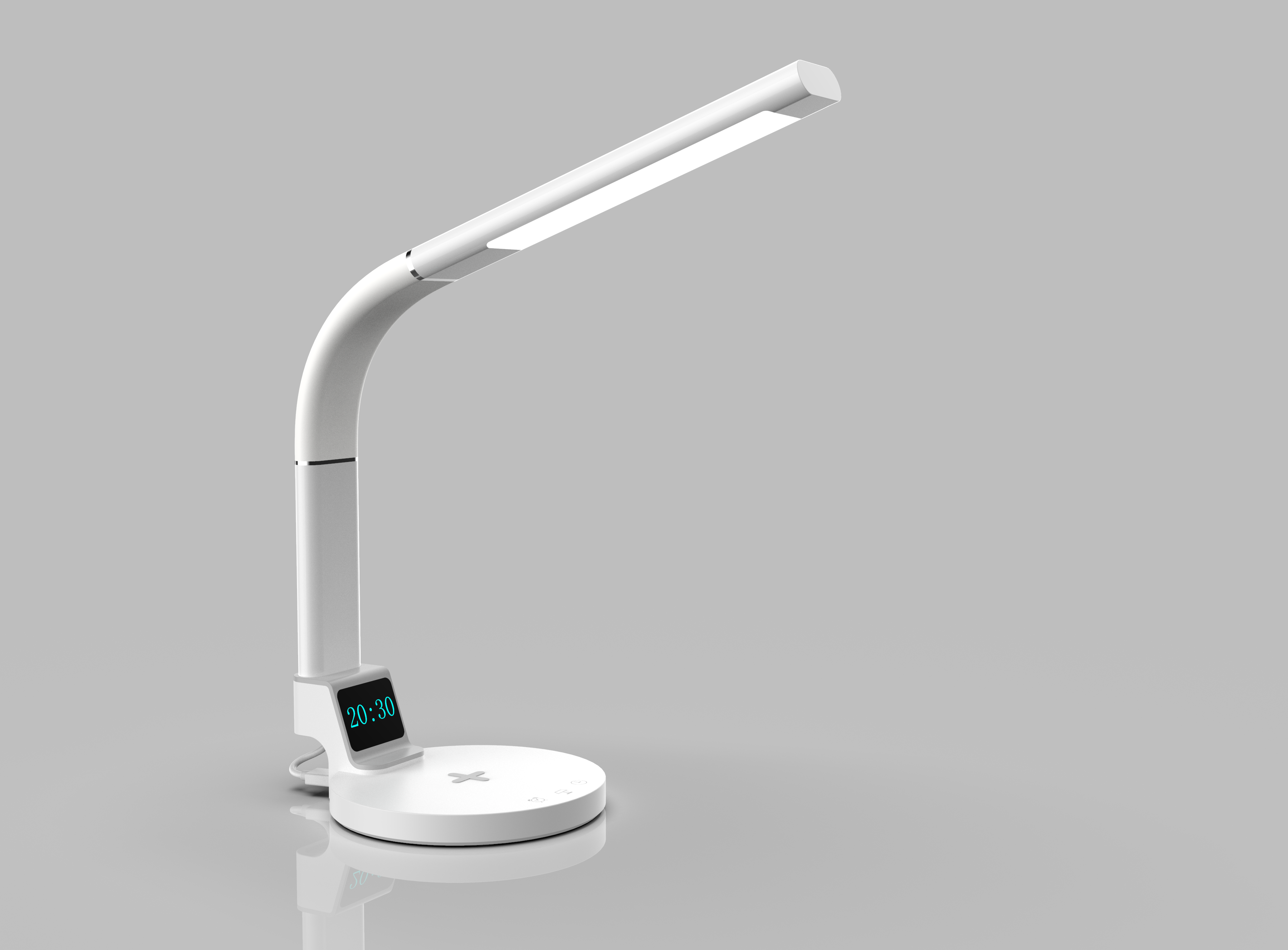 Wireless charging + detachable table lamp，