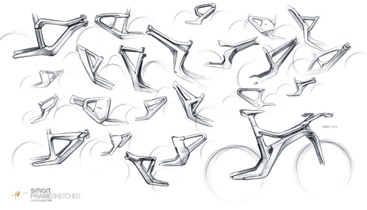 Bicycle，vehicle，expensive，science and technology，originality，industrial design，product design，