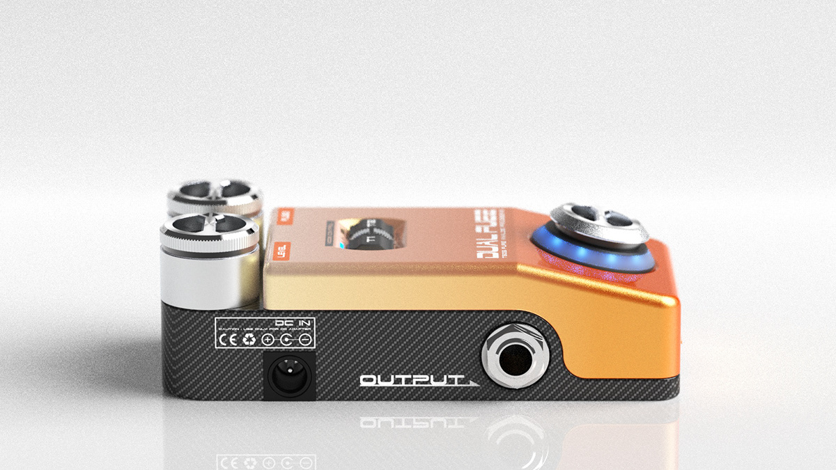 Gisuke Tokuyama，"T" THETA，conceptual design，guitar pedal ，
