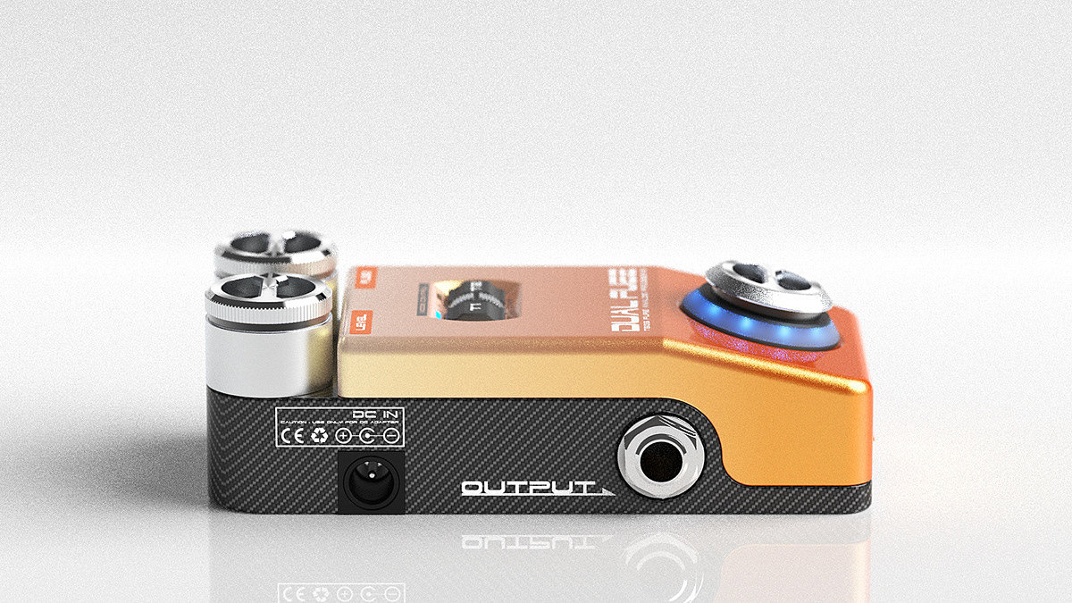 Gisuke Tokuyama，"T" THETA，conceptual design，guitar pedal ，