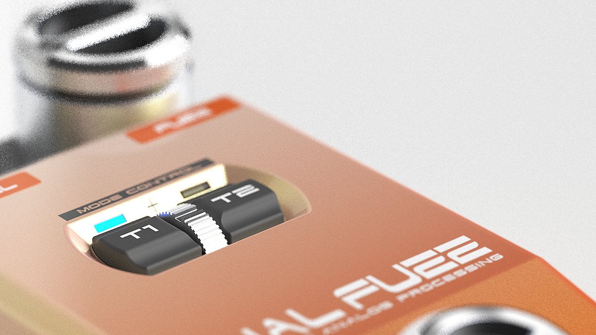 Gisuke Tokuyama，"T" THETA，conceptual design，guitar pedal ，