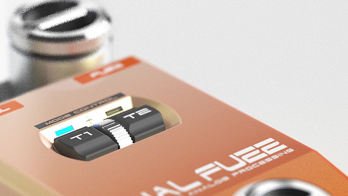 Gisuke Tokuyama，"T" THETA，conceptual design，guitar pedal ，