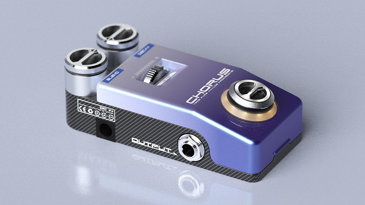 Gisuke Tokuyama，"T" THETA，conceptual design，guitar pedal ，