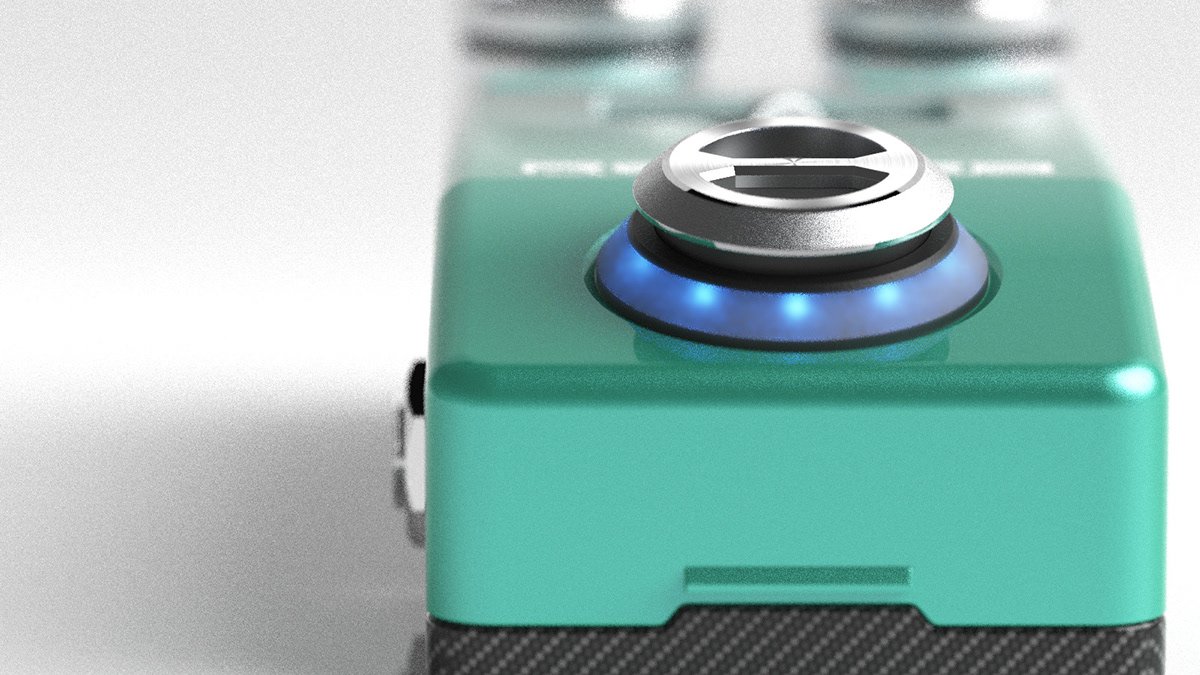 Gisuke Tokuyama，"T" THETA，conceptual design，guitar pedal ，