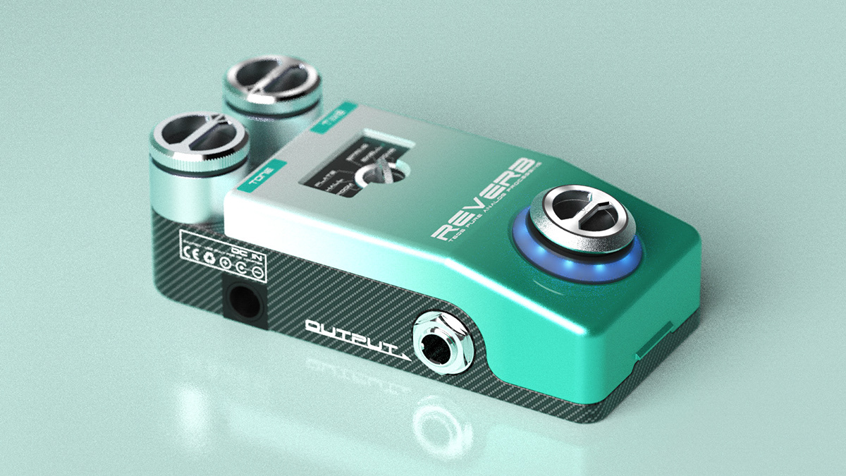 Gisuke Tokuyama，"T" THETA，conceptual design，guitar pedal ，