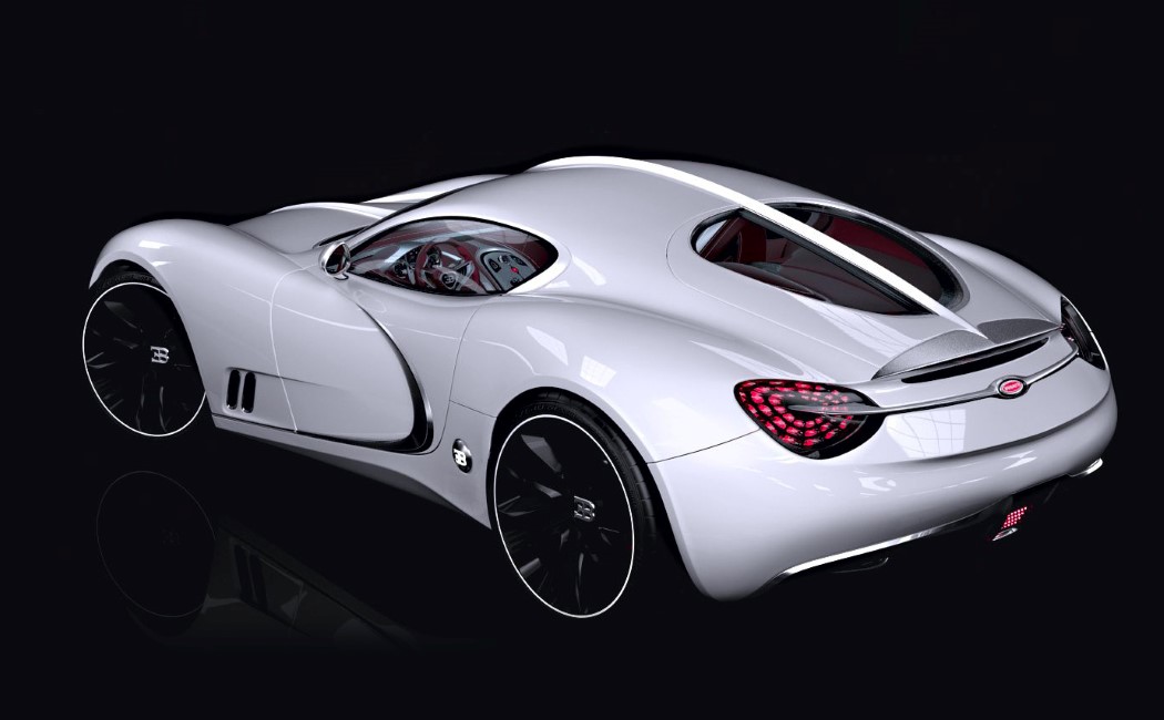 PawełBreshkeCzyżewsk，UGATTI GANGLOFF，Bugatti ganglov，Automobile design，white，