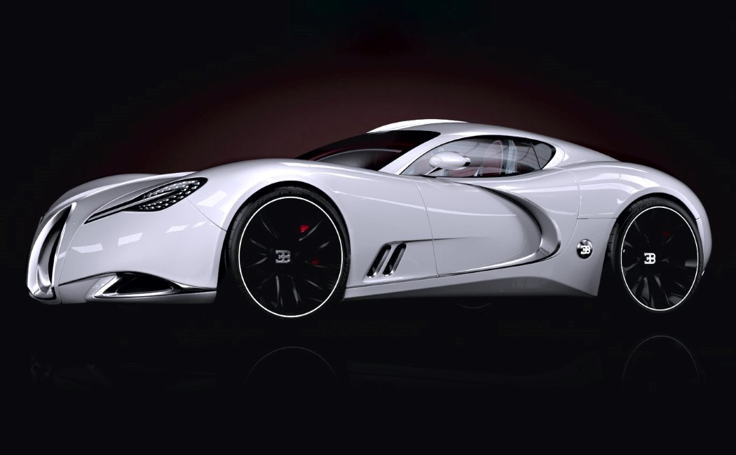 PawełBreshkeCzyżewsk，UGATTI GANGLOFF，Bugatti ganglov，Automobile design，white，