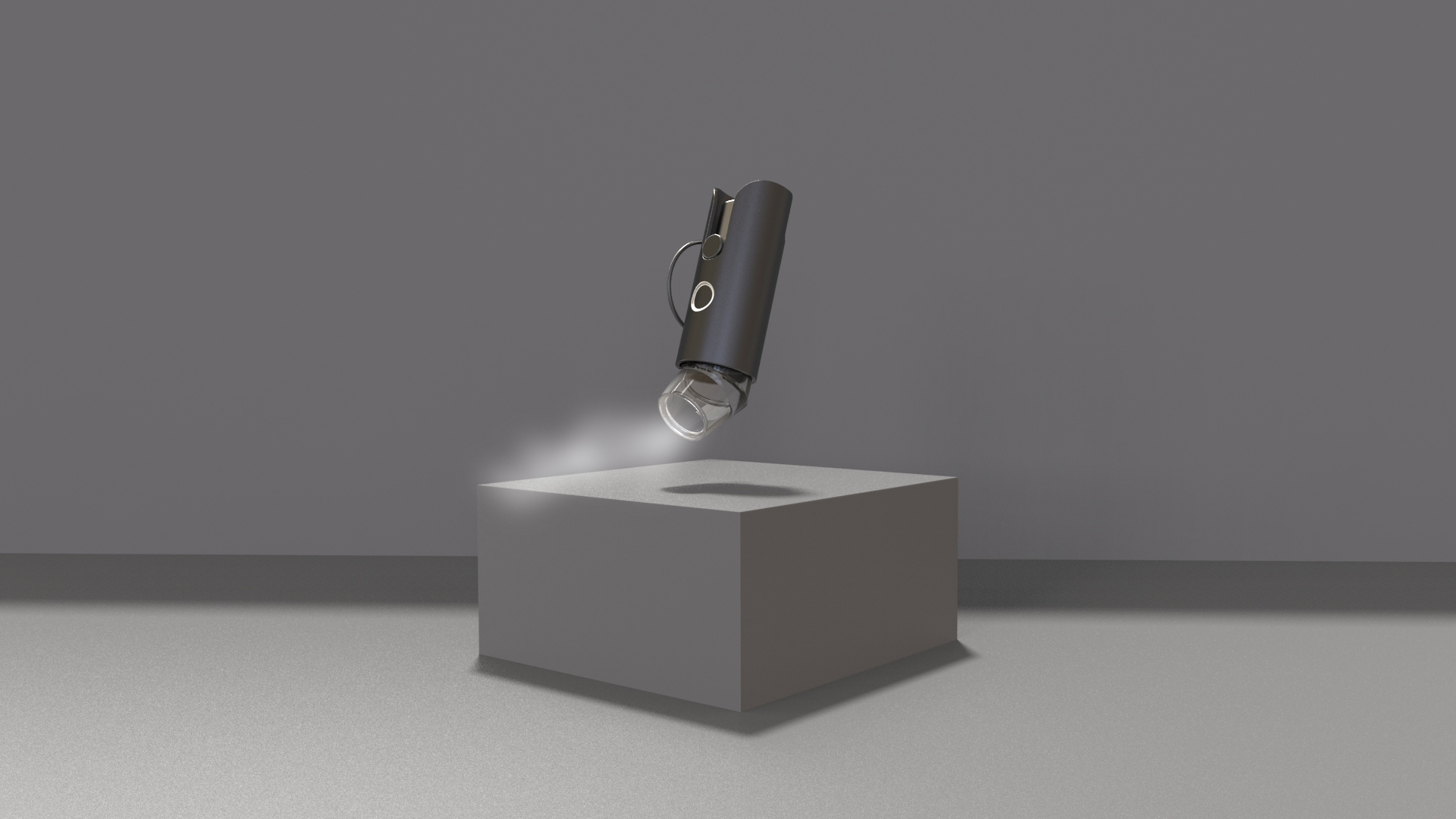 Asthma spray, rendering，