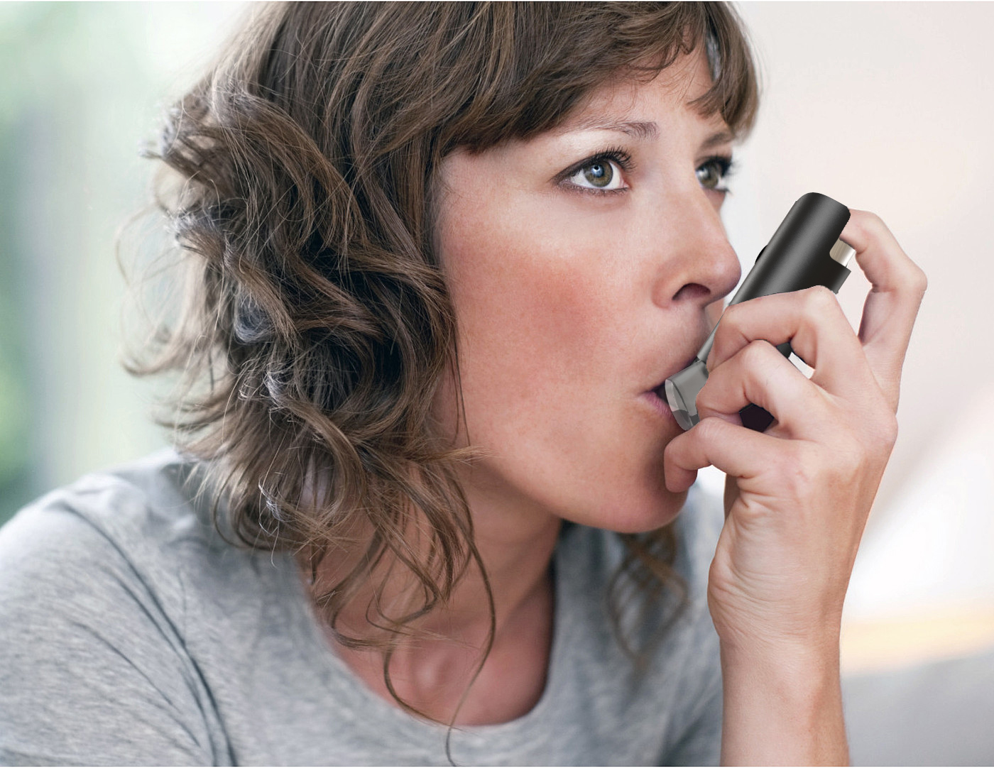 Asthma spray, rendering，