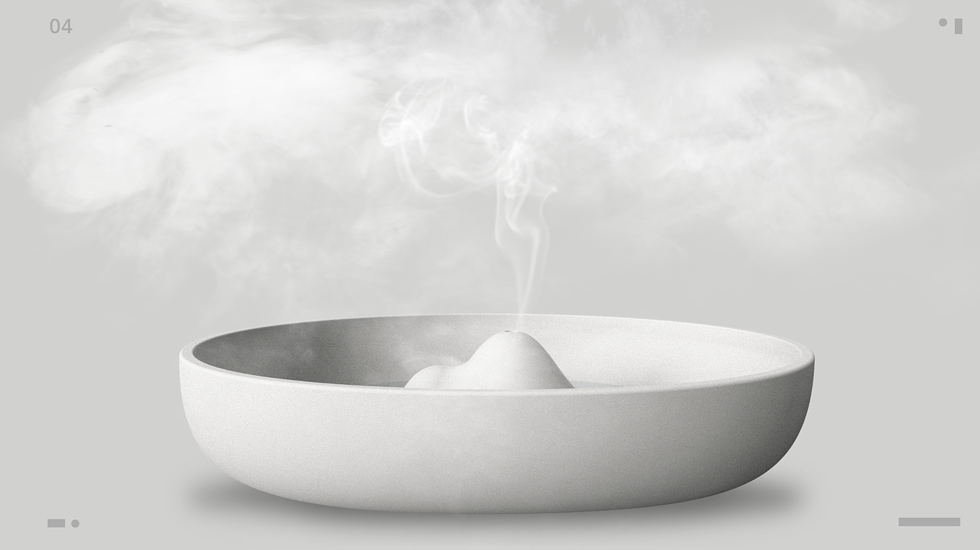 Humidifier，landscape，artistic conception，