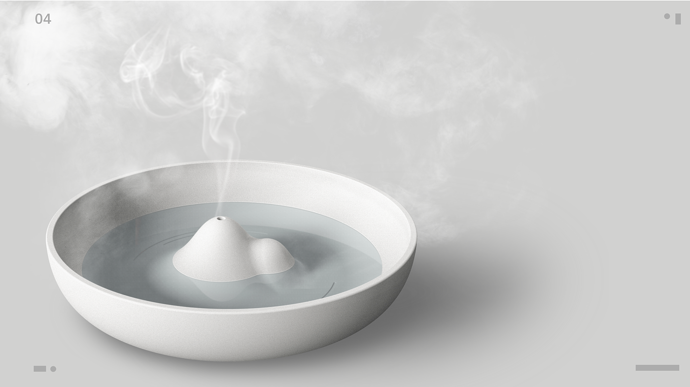 Humidifier，landscape，artistic conception，