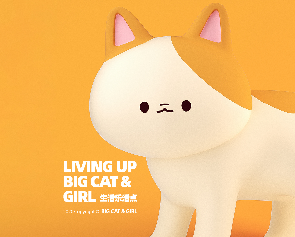 Cartoon，Cartoon mascot，c4d，Lovely character，