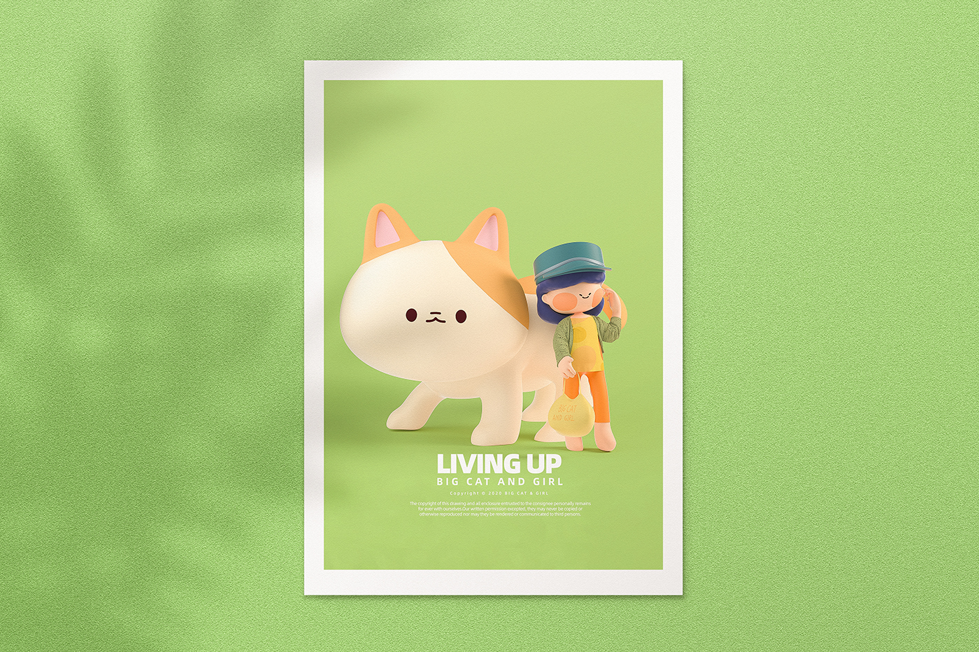 Cartoon，Cartoon mascot，c4d，Lovely character，