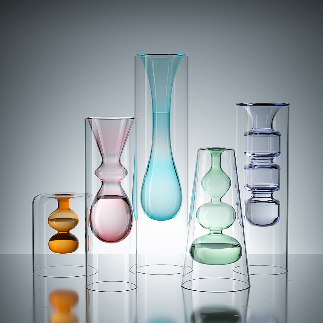 Render，modeling，design sketch，Glass，