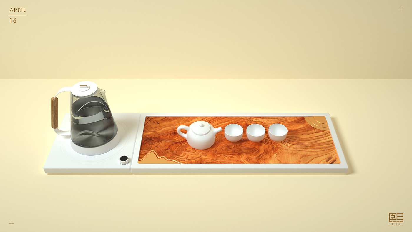 Appearance design of tea tray，