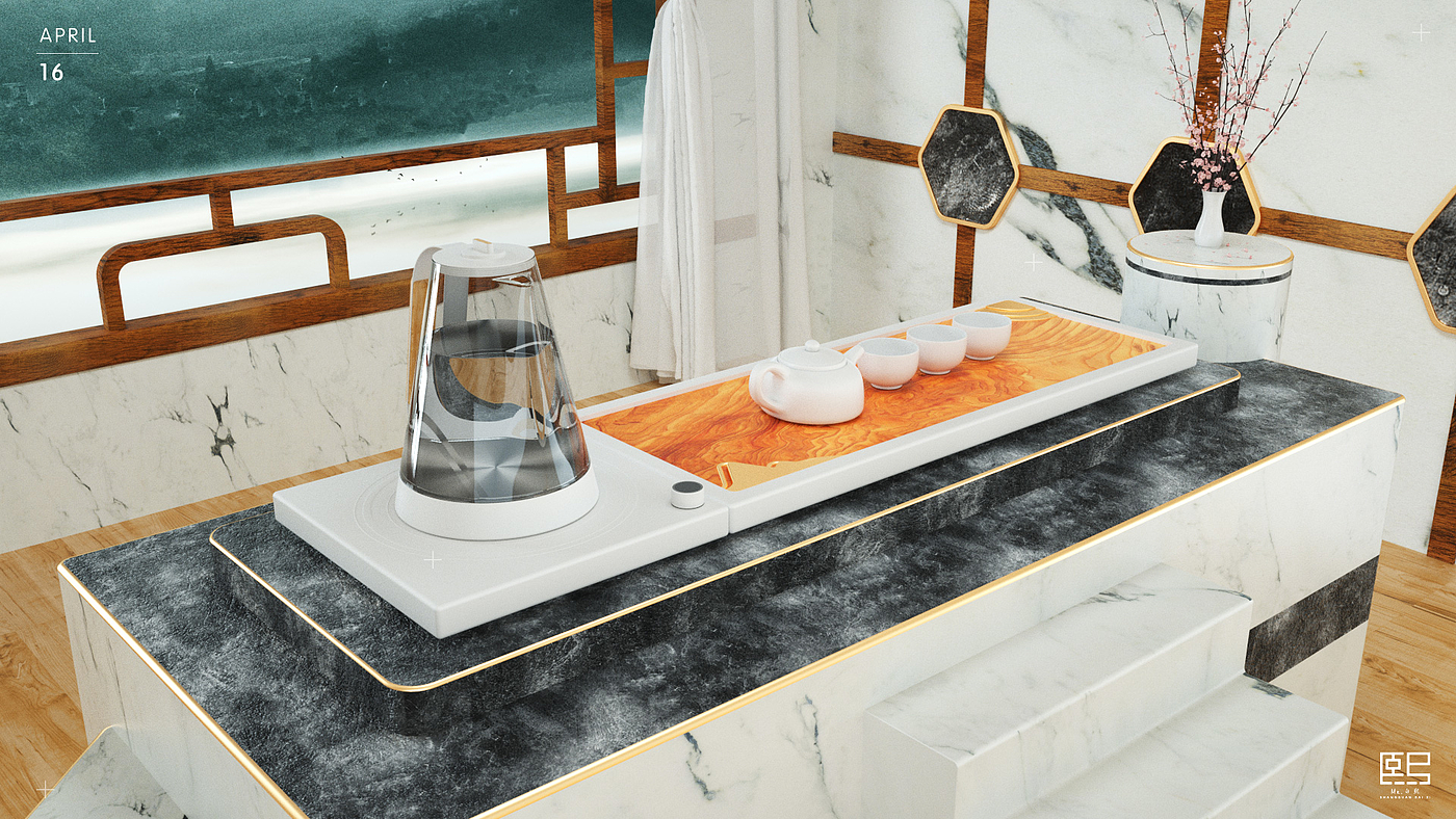 Appearance design of tea tray，
