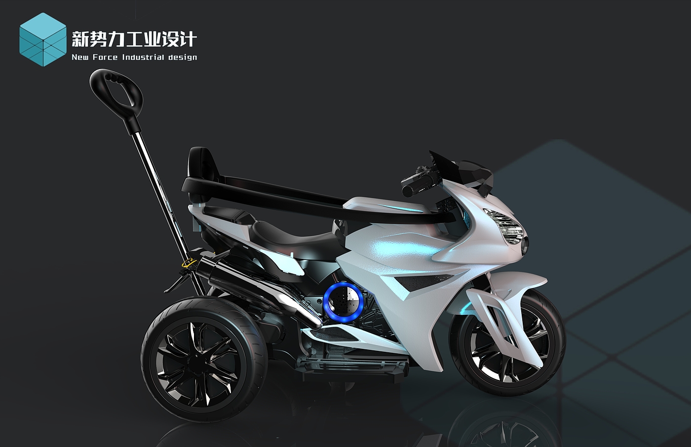 Stroller design, motorcycle，Children's toy design, children's motorcycle，