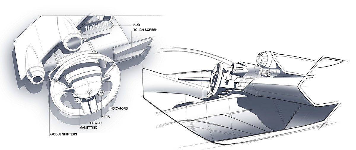 salute，Ferrari，concept，Design，Model，