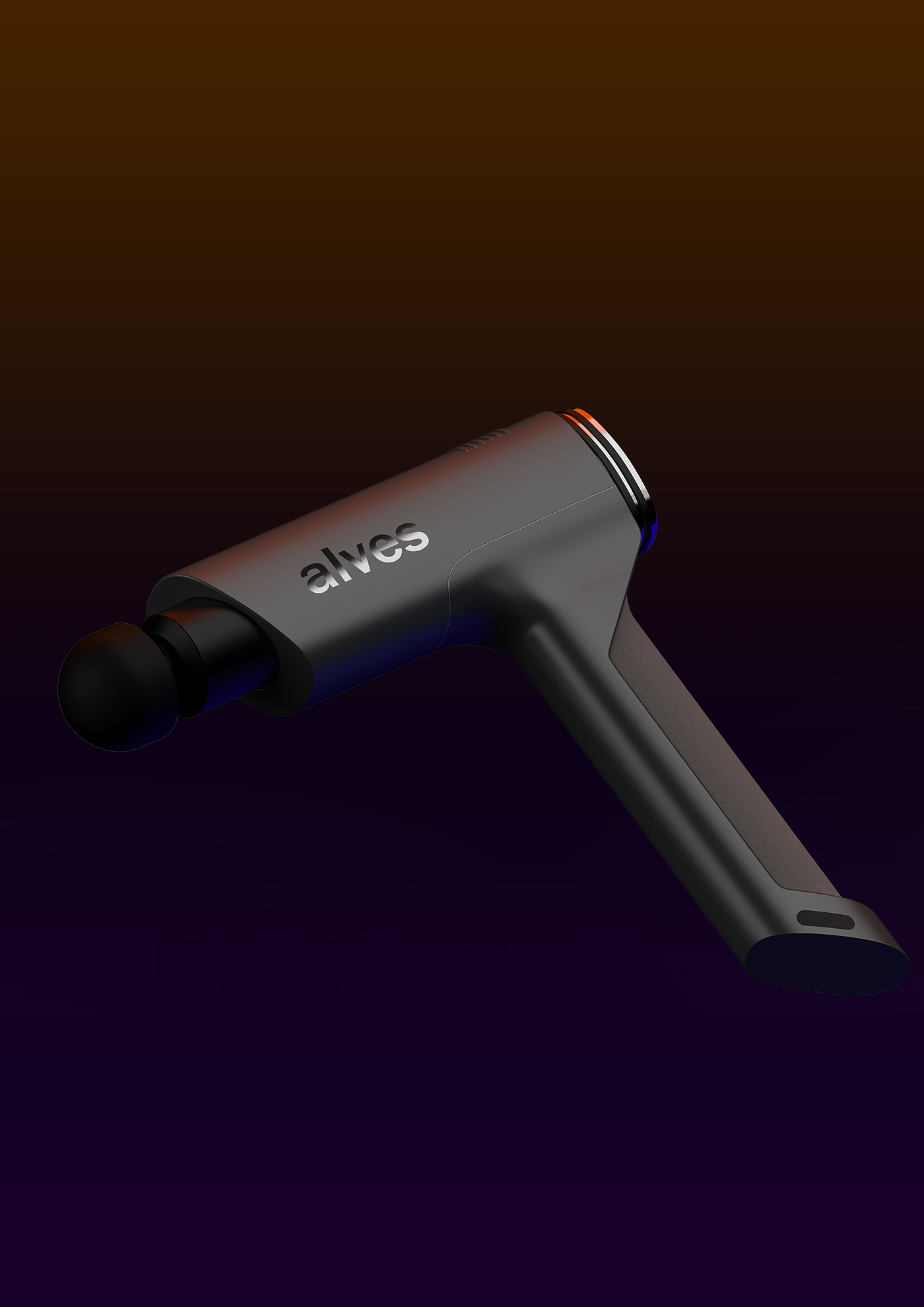 Fascia gun，modeling，Render，