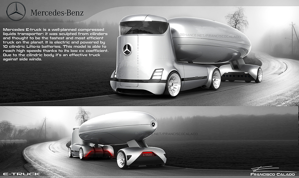 Benz，truck，originality，Design，traffic，