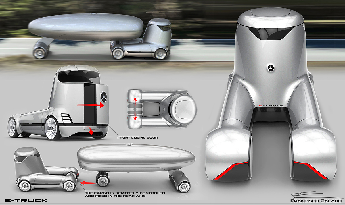 Benz，truck，originality，Design，traffic，