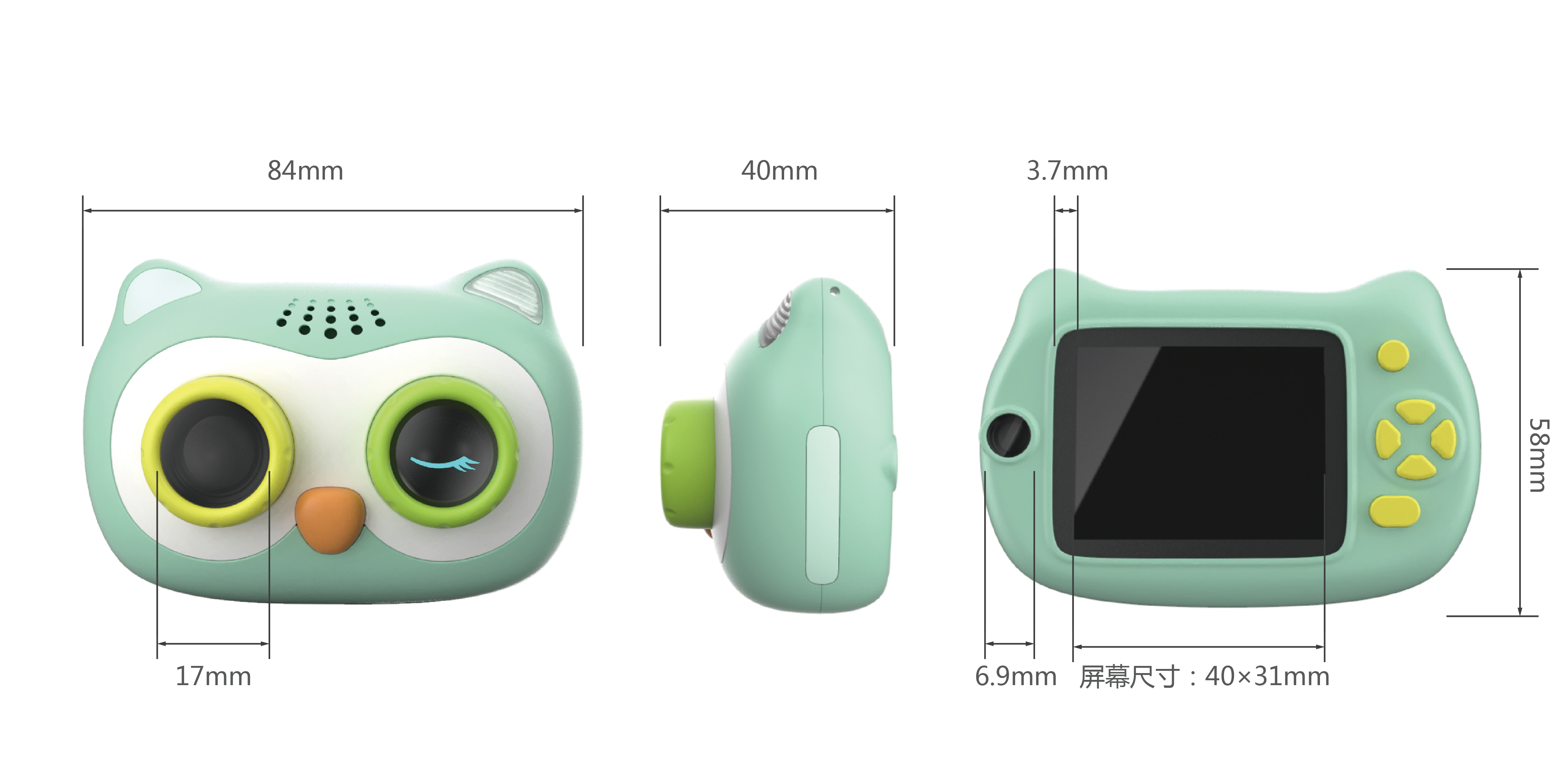 Toys，camera，Children's camera，Cartoon，