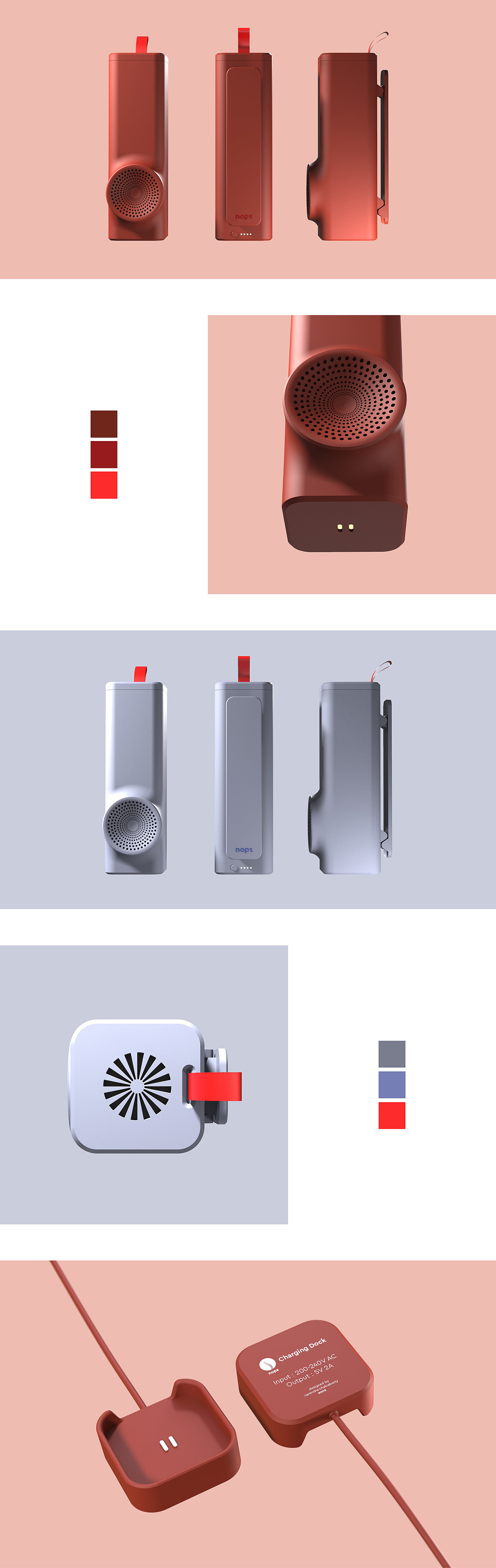 NOPS，Wearable ，air cleaner，