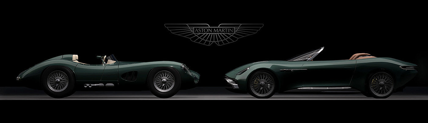 conceptual design，Concept car，Automobile design，Aston Martin，open car，