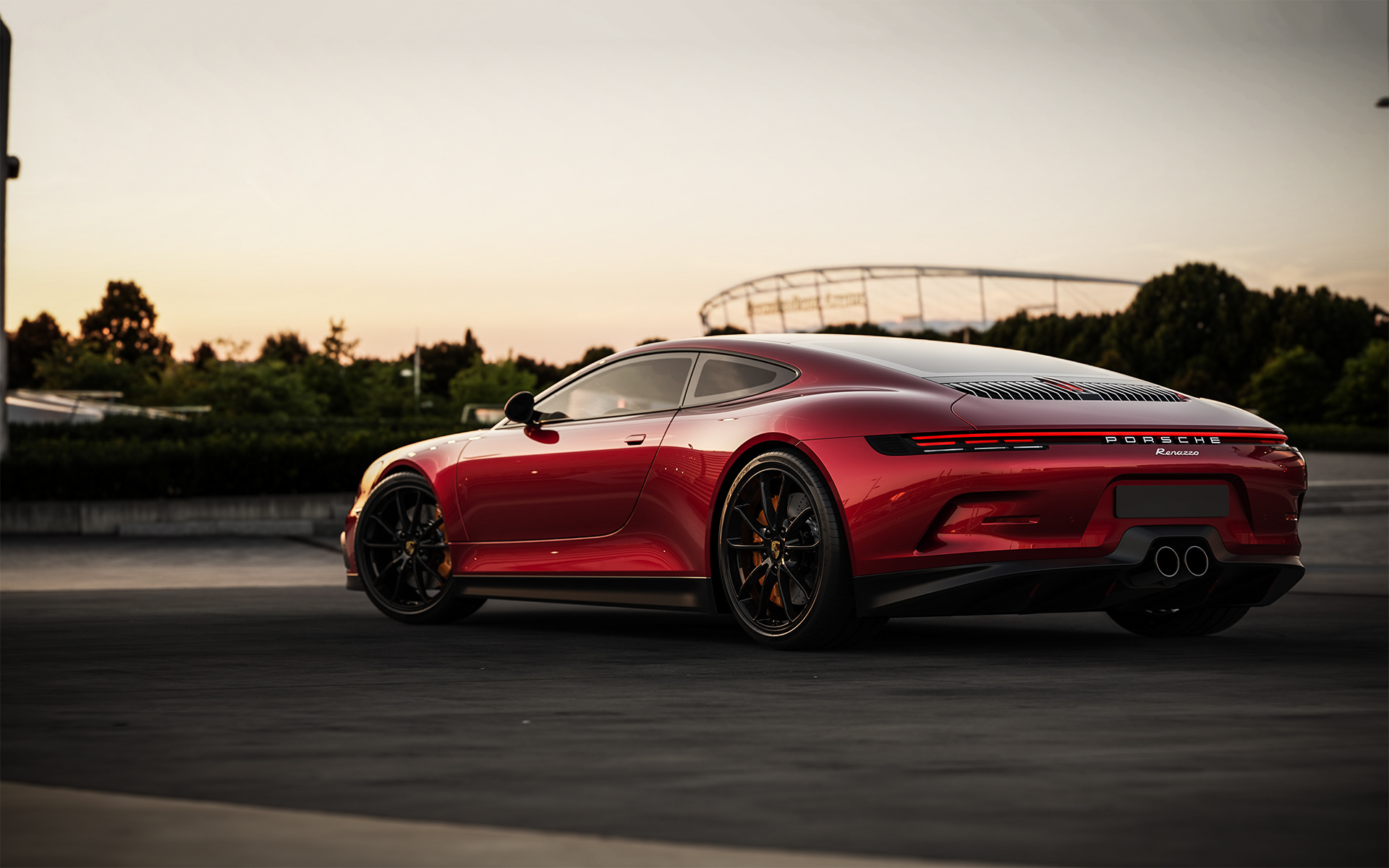 Render，Porsche，gules，