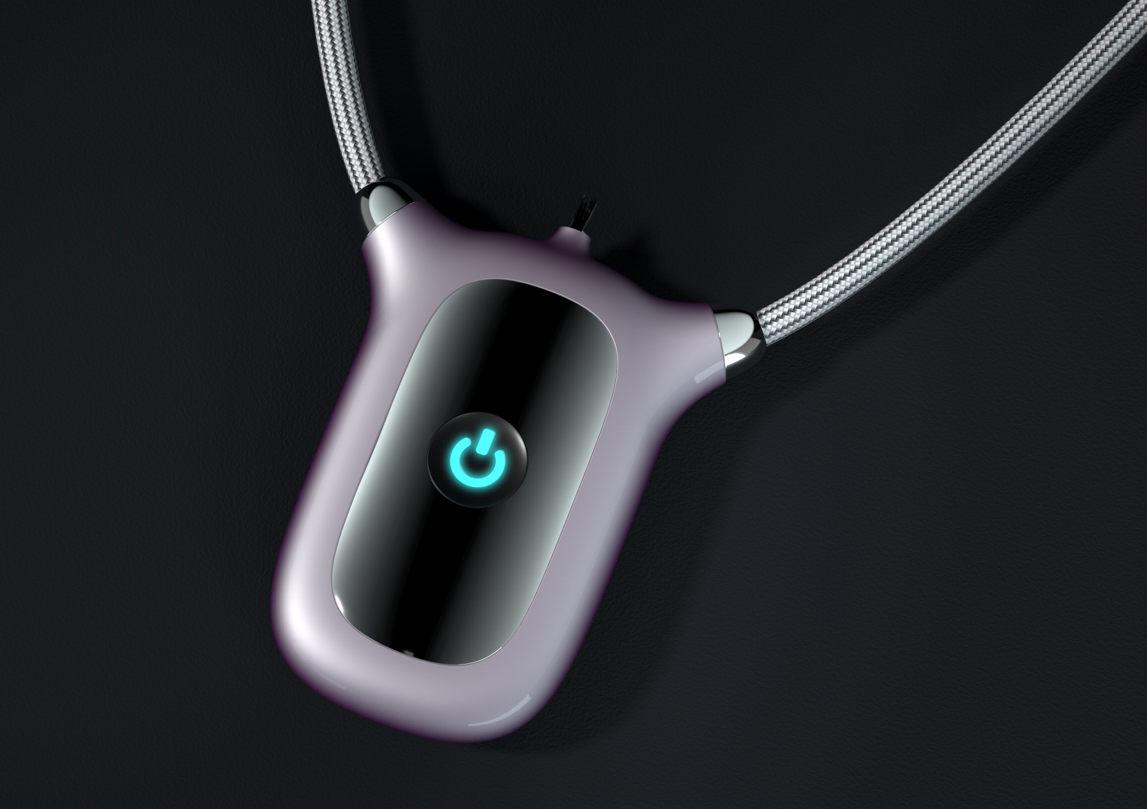 Hanging neck air purifier，