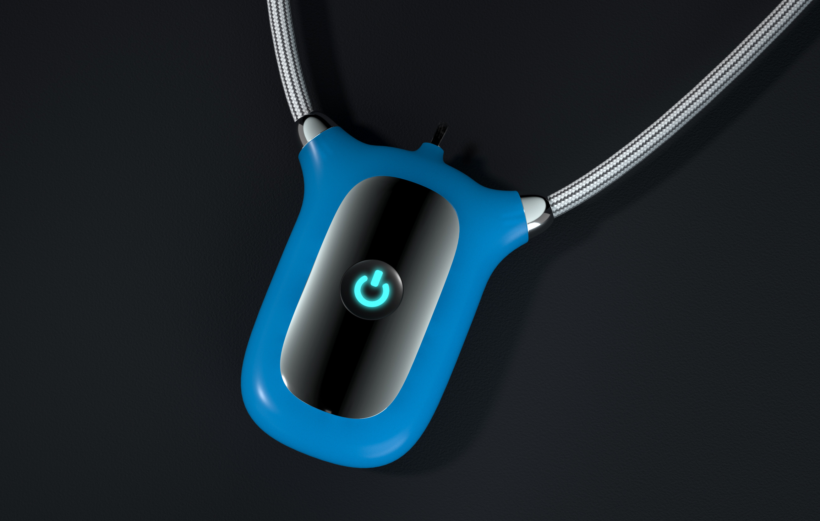 Hanging neck air purifier，