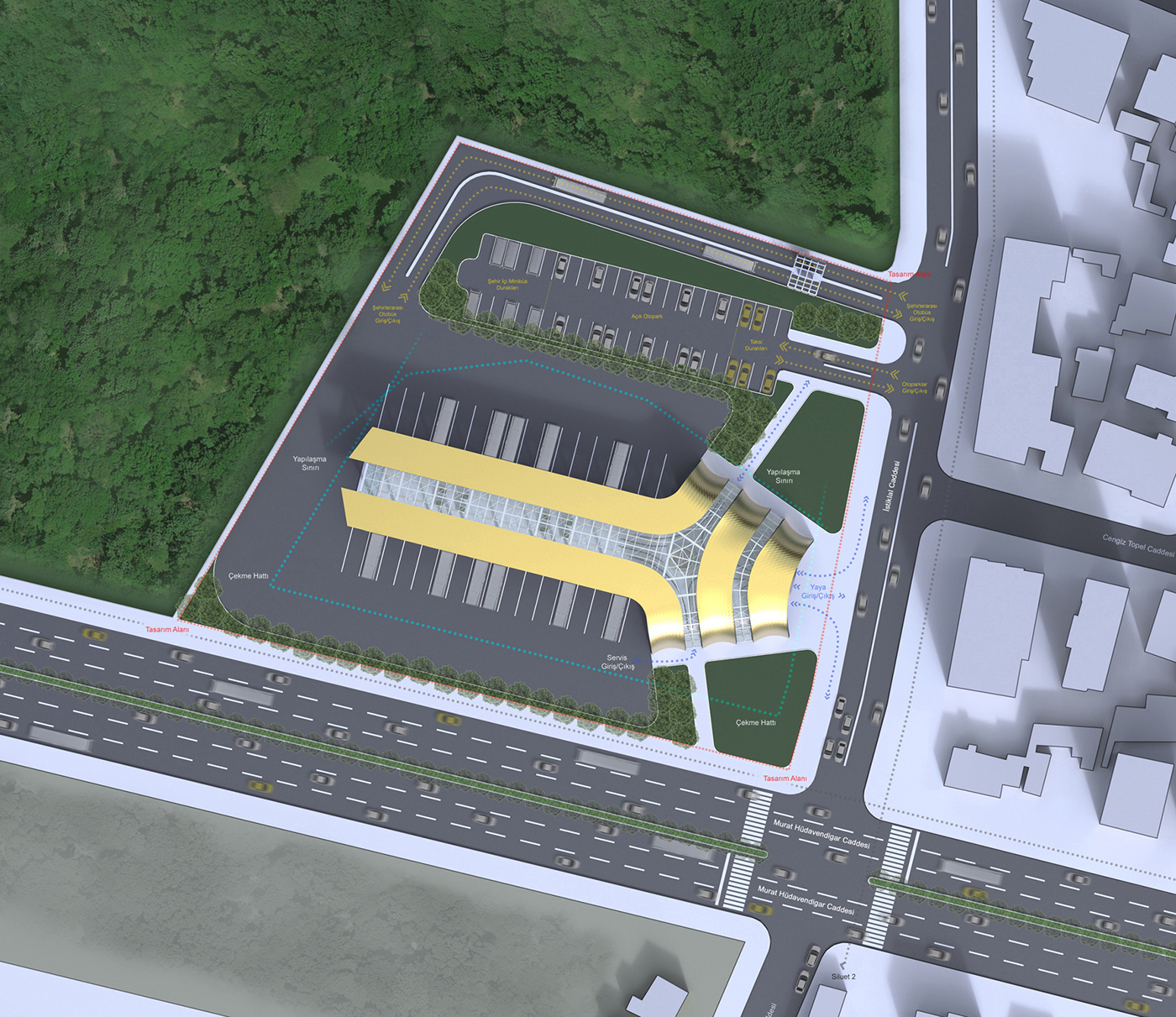 bus，station，Design，originality，traffic，