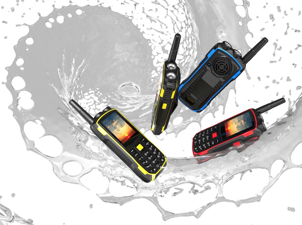 walkie-talkie，mobile phone，