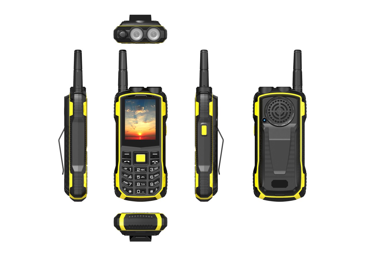 walkie-talkie，mobile phone，