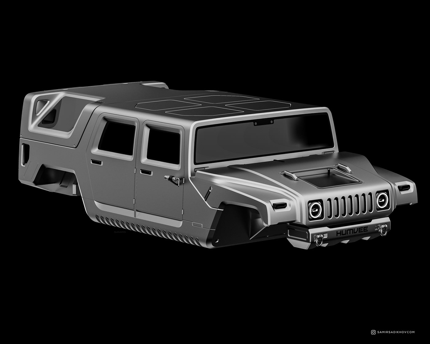 automobile，Humvee，handsome，Iconic，modern，