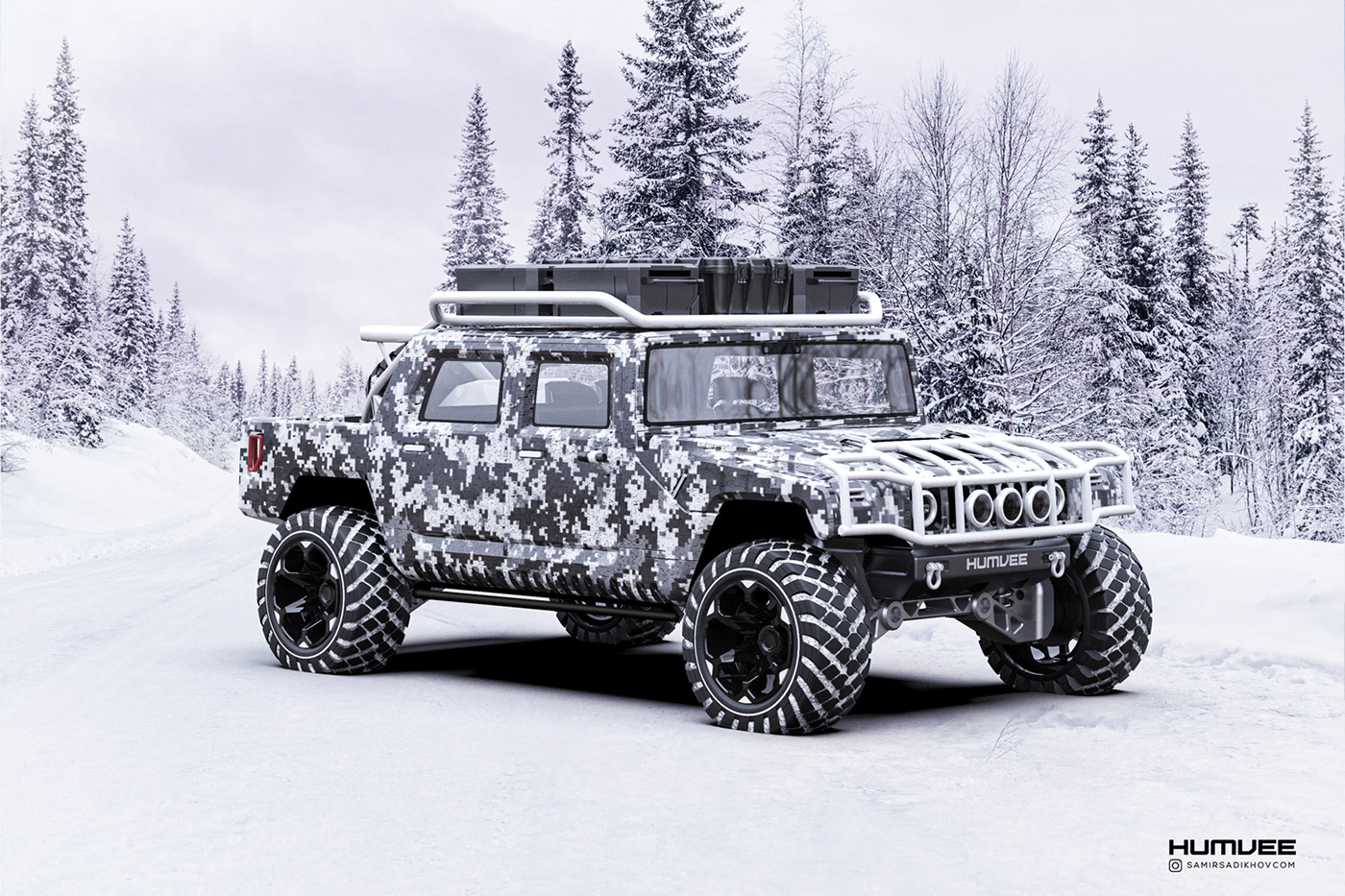 automobile，Humvee，handsome，Iconic，modern，