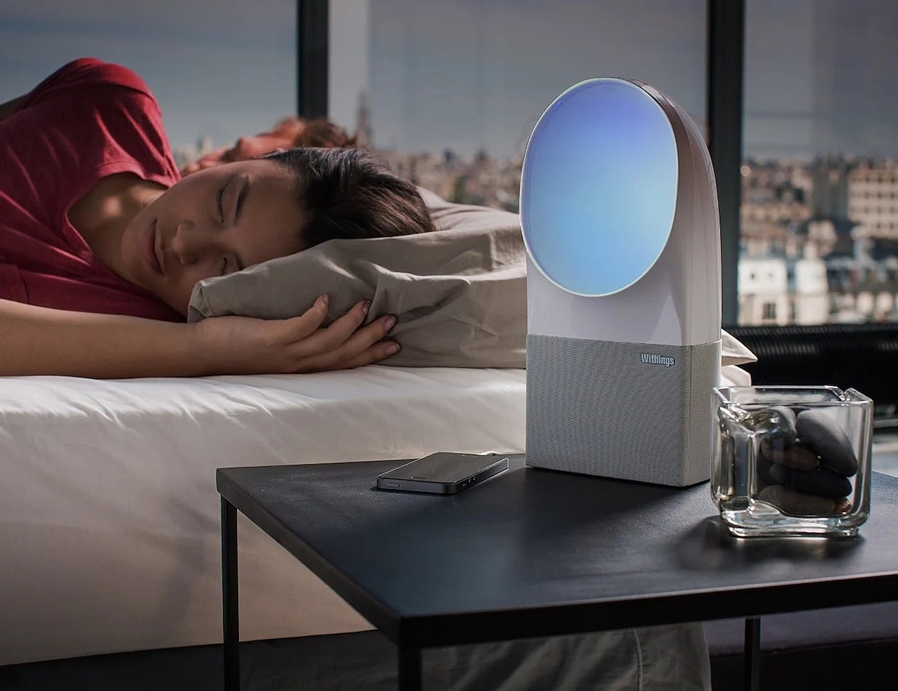 alarm clock，intelligence，lamp，fashion，