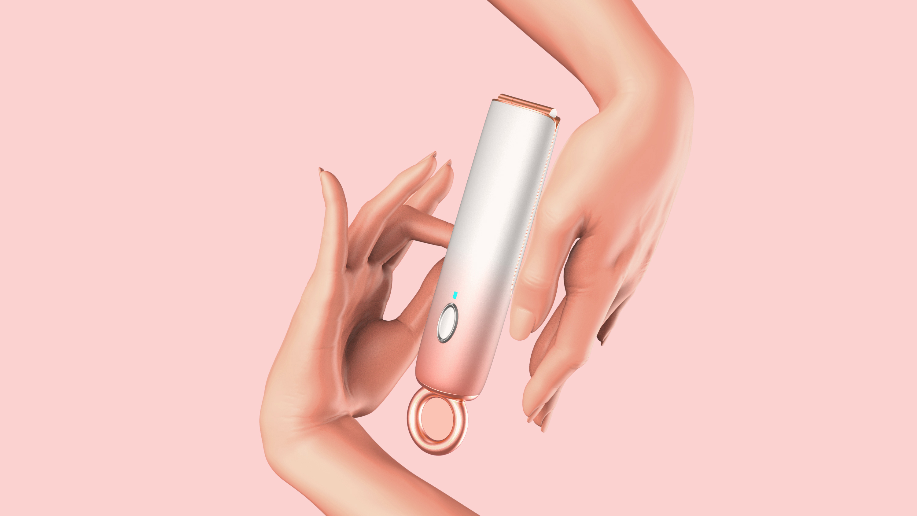 UV sterilization，Simplicity，pinkycolor ，product design，Portable，