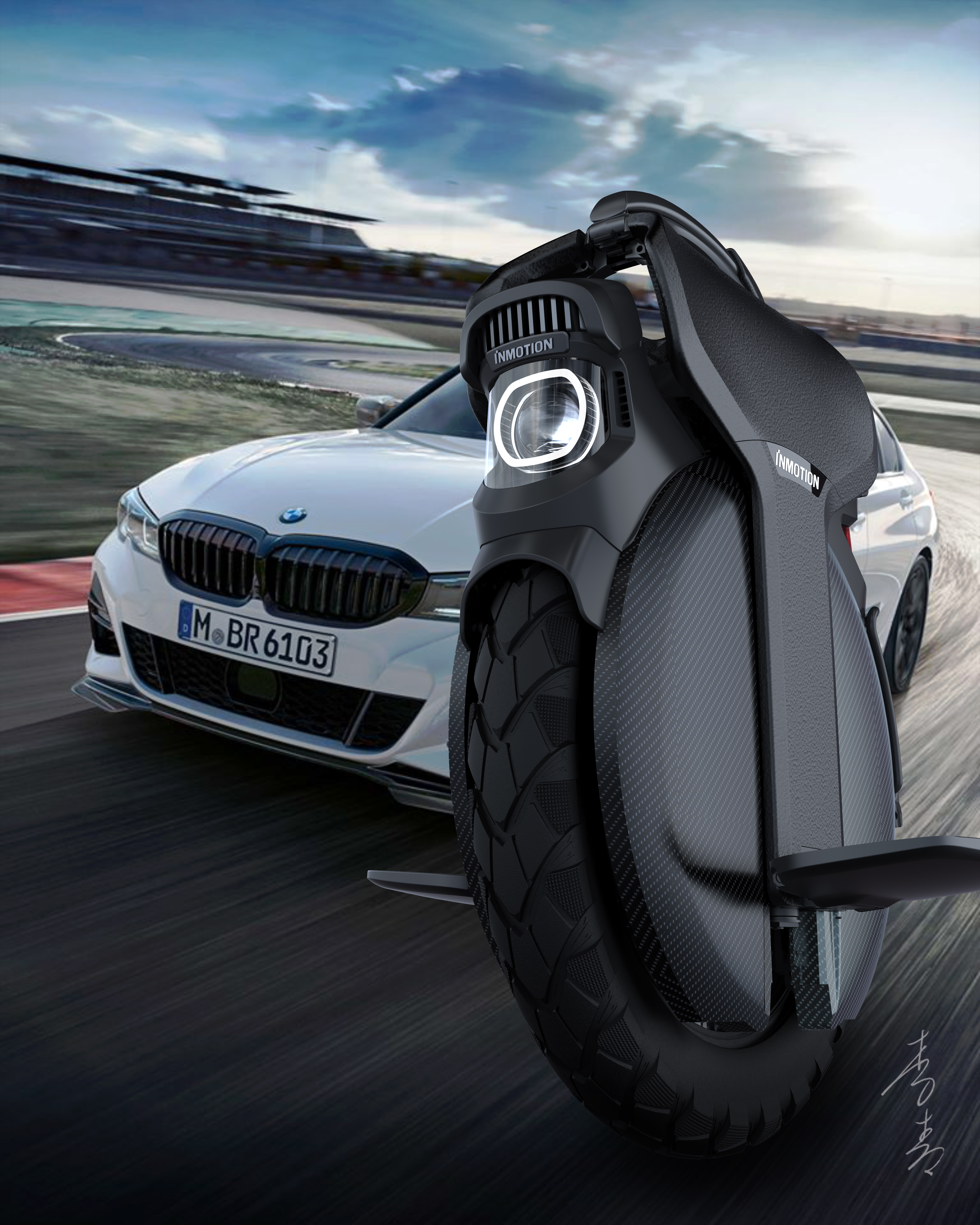 Balance car，wheelbarrow，shock absorption，Scooter，industrial design，Enjoy the world，V11，motion，