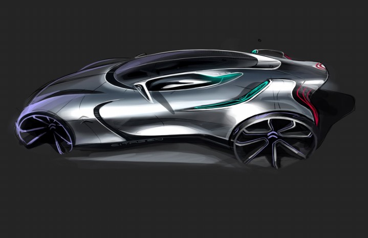 Automobile design，design sketch，Two dimensional representation，marker pen，Concept Car，