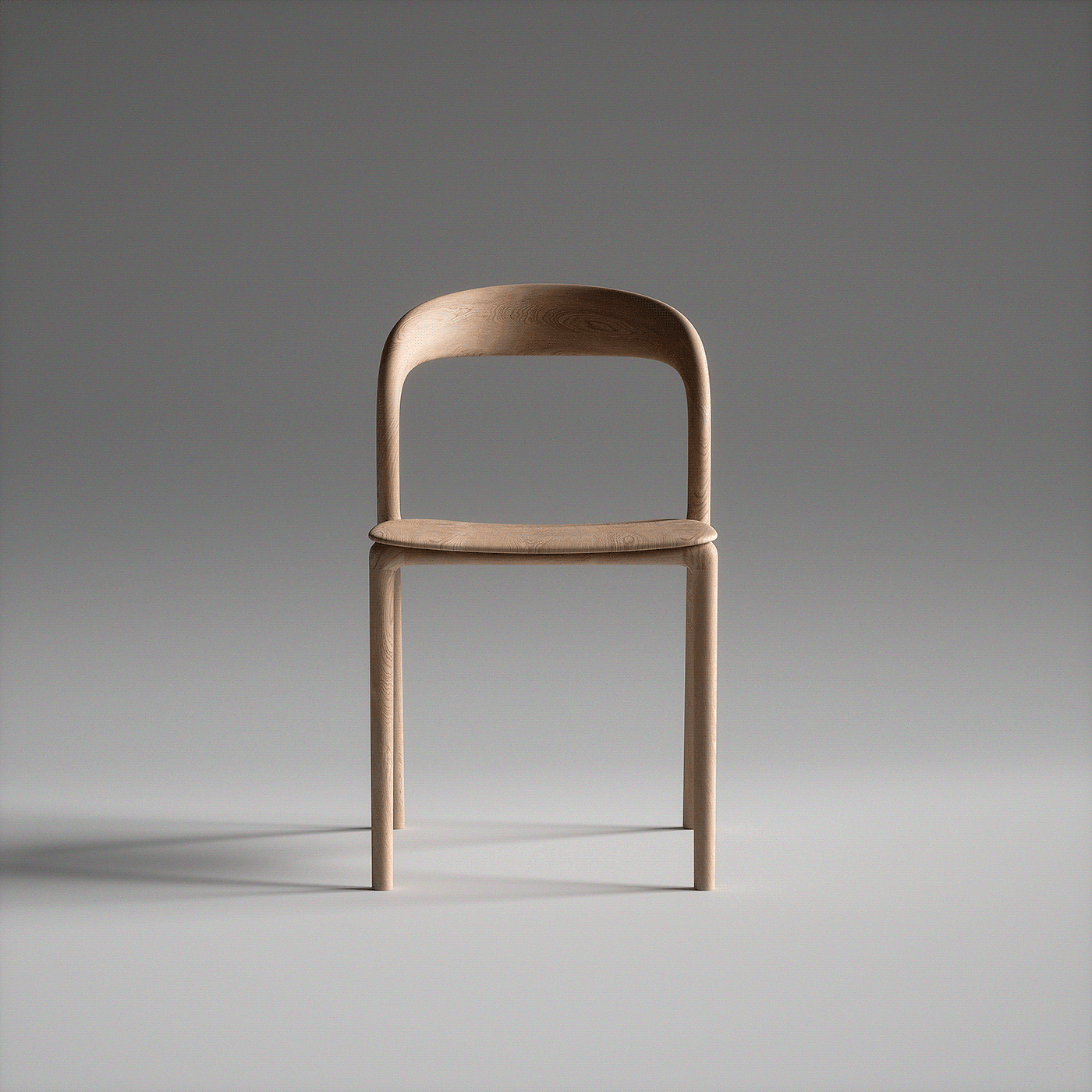 3D max，Wooden chair，Render，cgi，